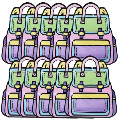 Colorful goody bag bags in pastel shades, ideal for birthday parties and age 3+ celebrations