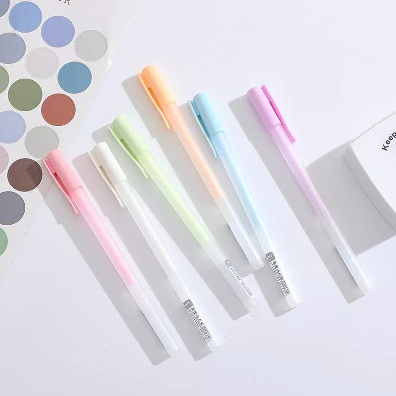 Set of NIYO TOYS office glue pen supplies in various pastel colors for craft and office projects