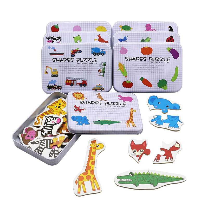 NIYO TOYS Shapes Puzzle for infants, colorful animal pieces for fun learning, ages 1-3
