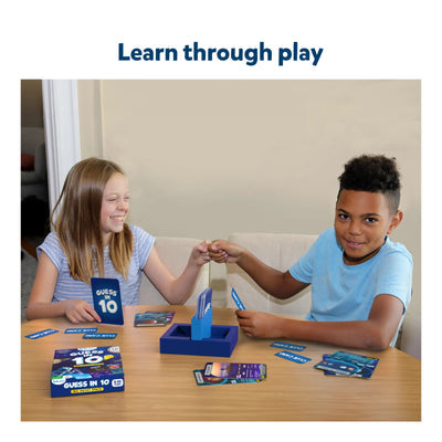 Music trivia card game for kids age 8 and up, promotes learning through fun gameplay.