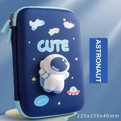 NIYO TOYS Astronaut Pencil Case for Kids with Cute Design, perfect for Smiggle-inspired stationery