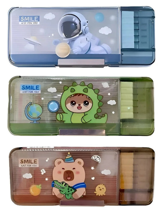 Colorful NIYO TOYS Pencil Cases for Kids with Cute Designs for Ages 3 and Up