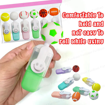 NIYO TOYS sports themed highlighter set with fun sports ball designs for easy use and comfort