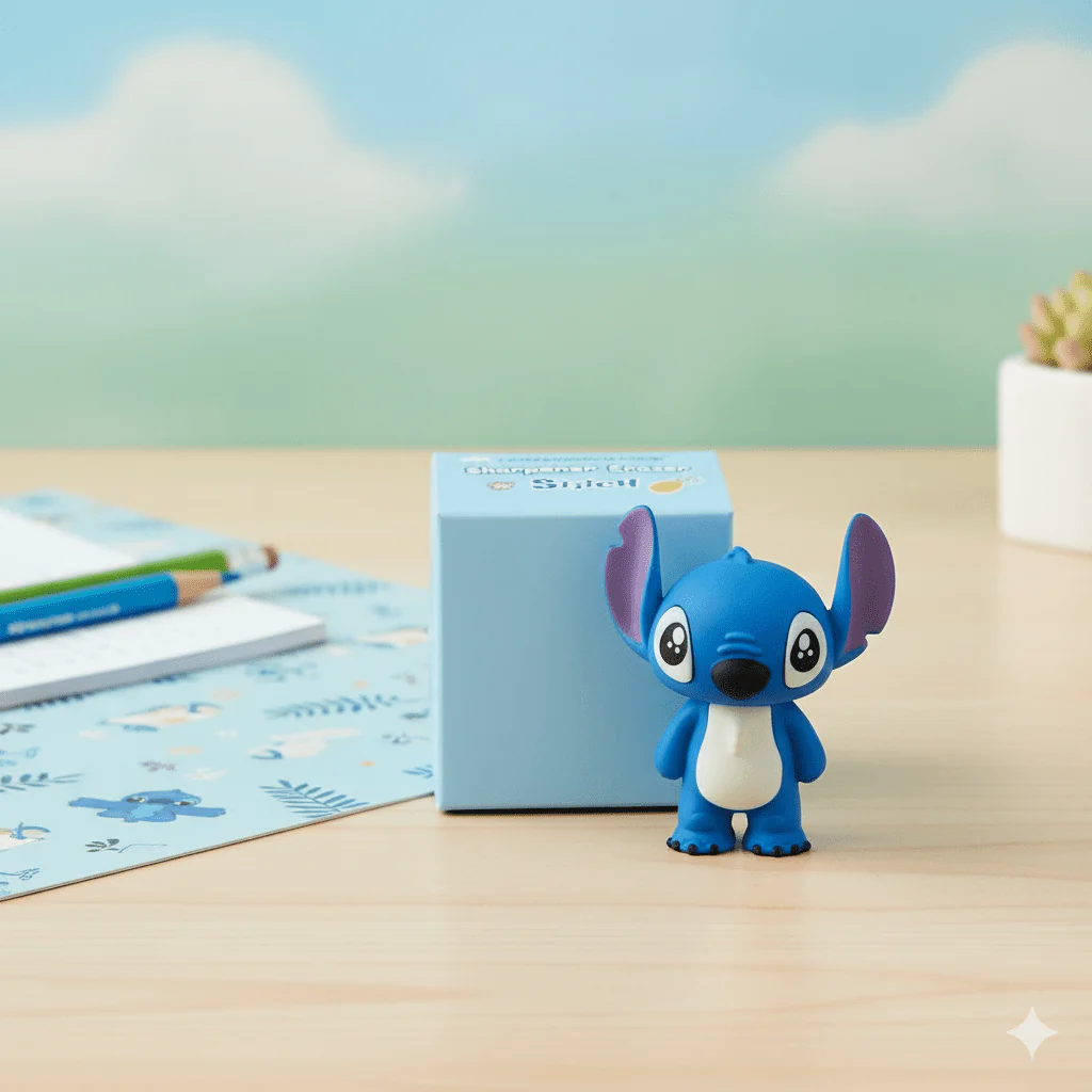 NIYO TOYS Stitch Watermark Eraser in Blue, ideal for ages 3 and up, perfect for fun and creative erasing