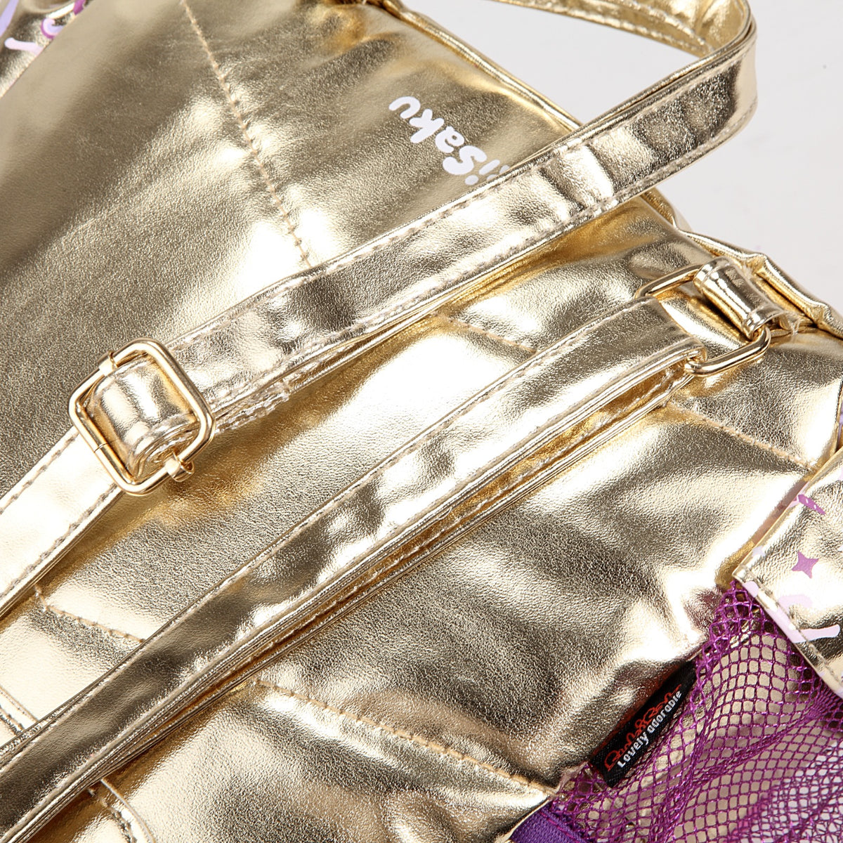 Gold unicorn backpack by NIYO TOYS, perfect for kids ages 3+, ideal for school and play