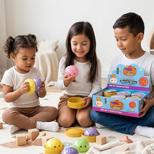 Colorful NIYO TOYS toy squishy set for ages 3 and up, ideal for return gifts and playtime