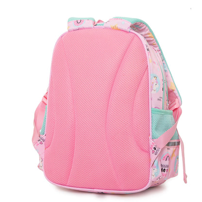 Pink unicorn backpack by NIYO TOYS for kids, perfect for school or outings, ages 3 and up