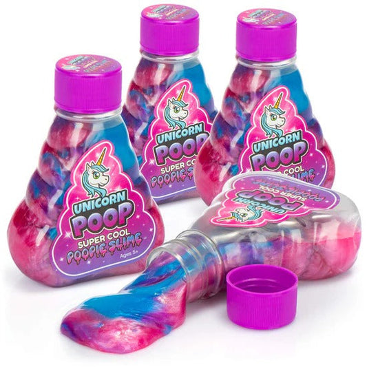 NIYO TOYS Unicorn Poop Slime in vibrant colors, ages 6+, perfect for creative play and sensory fun