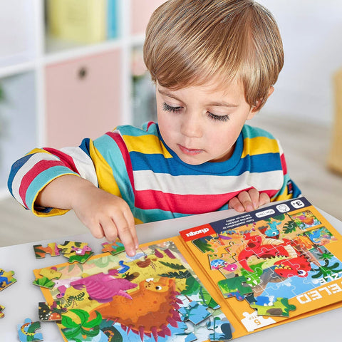 Colorful NIYO TOYS search word puzzle book for kids, enhancing vocabulary and critical thinking skills.