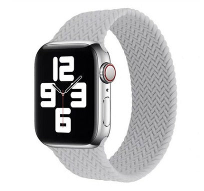 NIYO TOYS white braided watch band for apple, perfect for all ages and everyday use