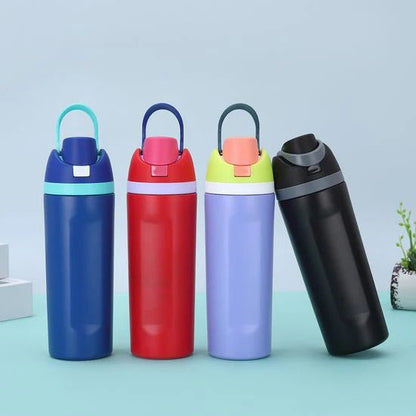 NIYO TOYS Colorful Sipper Bottles in Blue Red Purple and Black with Easy Grip Lids