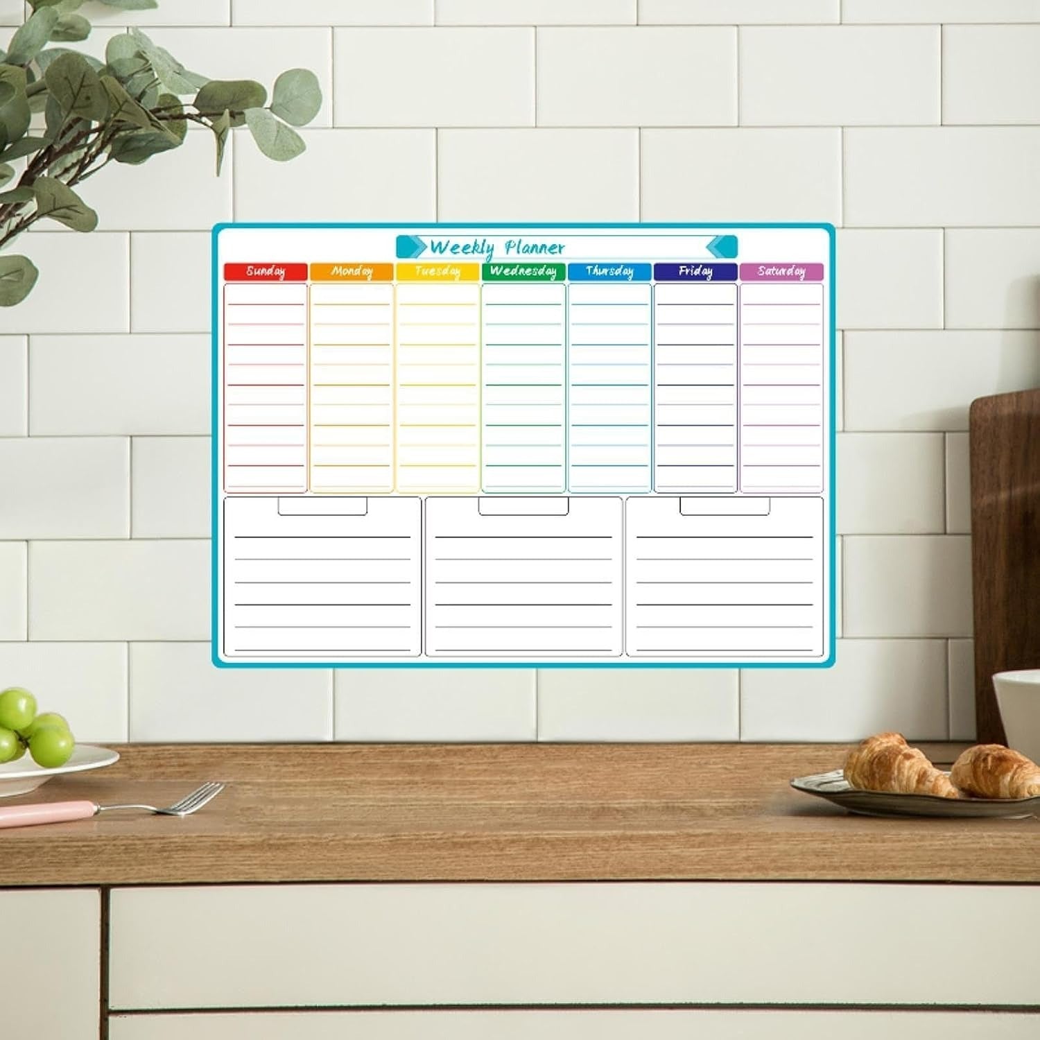 NIYO TOYS colorful weekly planner for kids, age 5+, perfect for organizing schedules and activities
