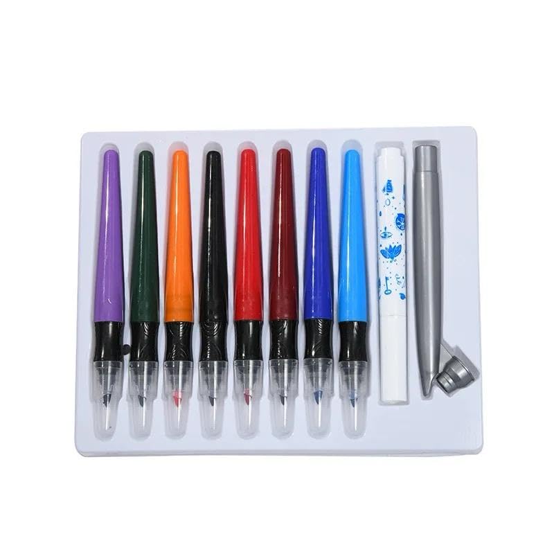 NIYO TOYS 12-Pack Marker Pens in Various Colors with Fine Tips for Creative Artwork