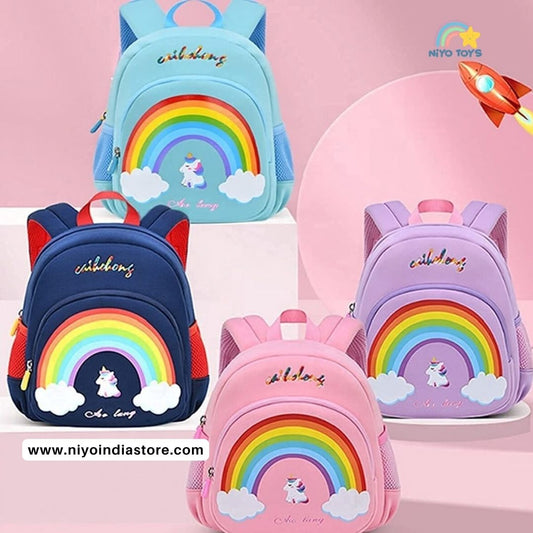Cute Rainbow Backpacks for Kids Girls Boys Toddler Bag